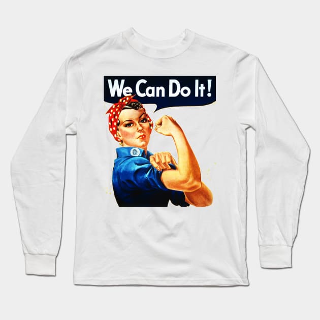 feminism ! we can do it Long Sleeve T-Shirt by iambolders